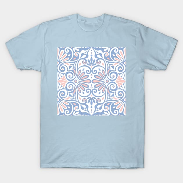 Greek floral ornament T-Shirt by kavalenkava